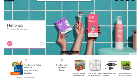 Walmart 'Hello Joy' Carousel Ad